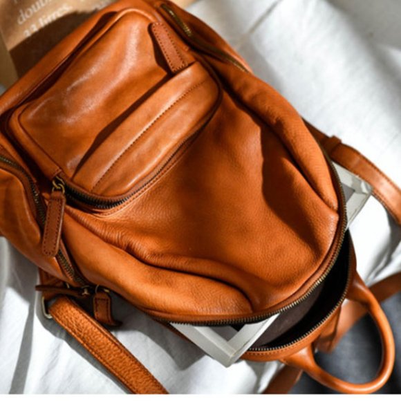 Cowhide Ladies Backpack Weekend Party main image 2